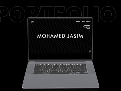 The design of the main page of my Portfolio - Mohamed Jasim graphic design web design website wordpress