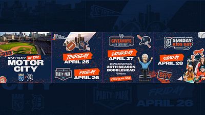 Stay Busy in the Motor City adobe photoshop baseball creative design detroit detroit tigers graphic design mlb nfl nfl draft tigers typography