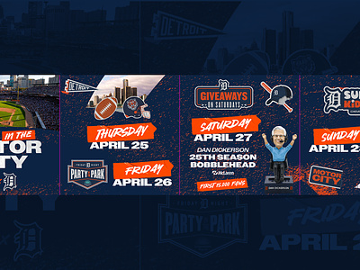 Stay Busy in the Motor City adobe photoshop baseball creative design detroit detroit tigers graphic design mlb nfl nfl draft tigers typography