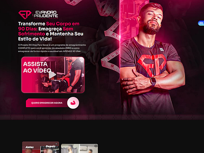 Landing page - Personal Trainer consultoria fitness elementor landing page landing page consultoria landing page emagrecimento landing page personal trainer lançamentos marketing digital personal personal trainer página de vendas site personal trainer ui ux wordpress