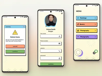 Daily UI challange (Hype4academy) challange hype4academy neubrutalism ui ux