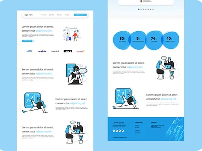 AGENCY WEBSITE agency agency website modern design ui uiux website design