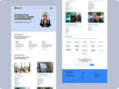 D AGENCY agency agency website modern design ui uiux website agency