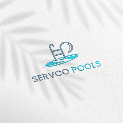 SERVCO POOLS - Logo Design letter p logo letter s logo logo logo design p p logo pool pool logo s logo swiming pool logo water logo