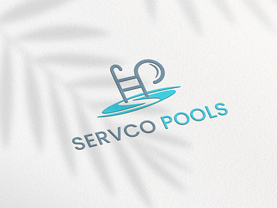 SERVCO POOLS - Logo Design letter p logo letter s logo logo logo design p p logo pool pool logo s logo swiming pool logo water logo