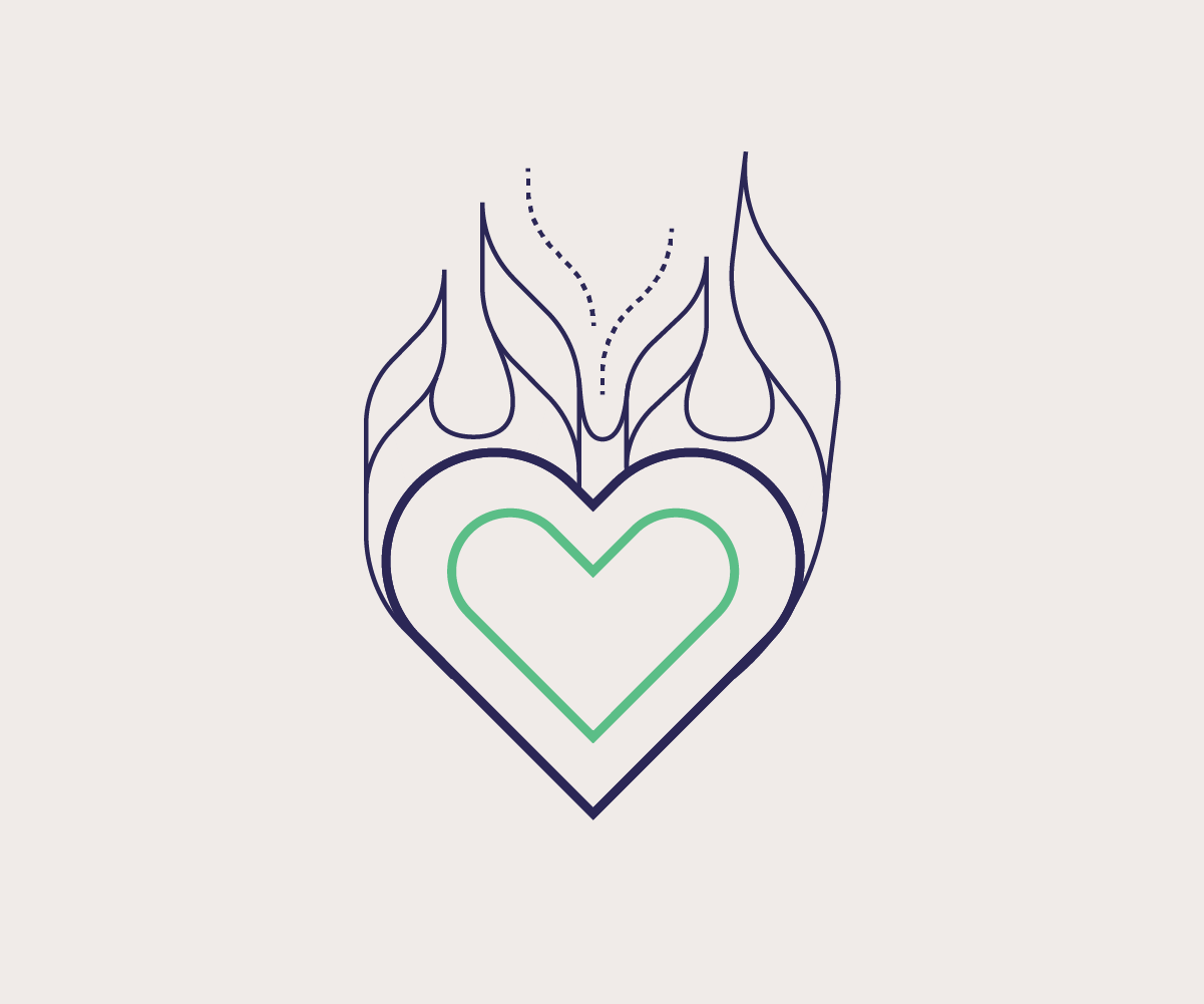 Got a heart on fire fire flames heart