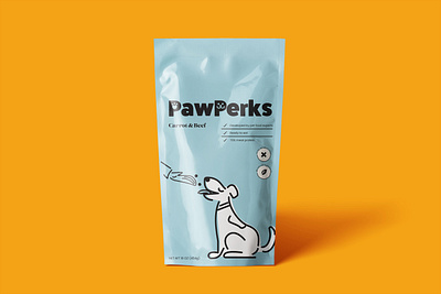 Pawperks dogcare branding graphic design logo