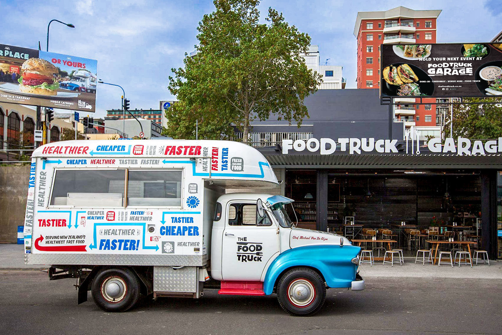 Food Truck Garage brand marketing website development