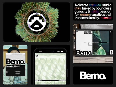 Bemo.studio Identity animation brand identity branding creative creative branding creative studio design graphic design identity design logo logo animation logo grid logomark logotype motion graphics poster design vfx visual identity