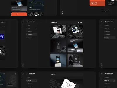 Notdash Framer template dashboard figma framer mockup portfolio profile resume template website