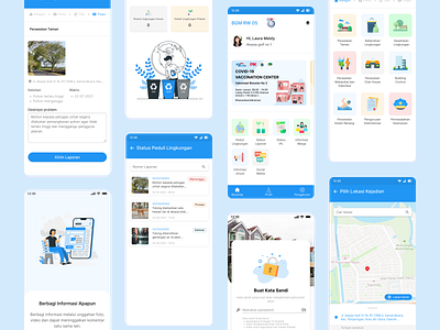 BGM PIK - Housing Management Apps app design mobile aplication project ui design uiux ux design