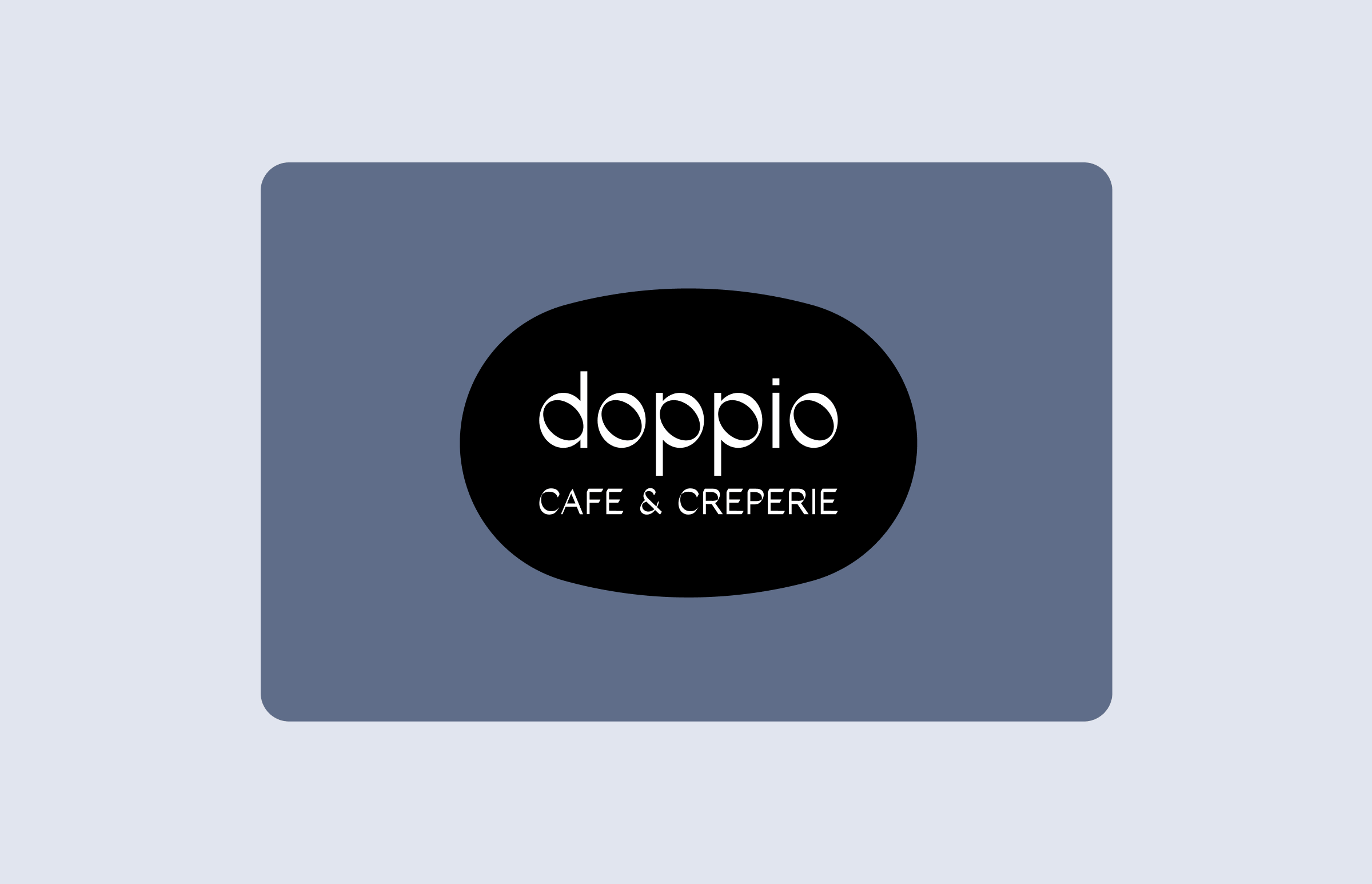 Doppio Logo badge brand branding cafe classic coffee shop logo logo badge oval retro typography