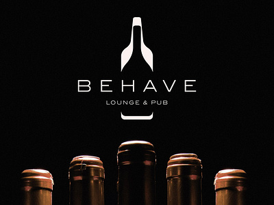 BEHAVE / PUB WINE LOGO branding drink graphic design logo pub wine