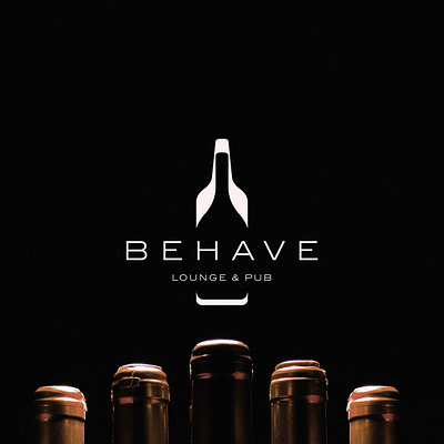 BEHAVE / PUB WINE LOGO branding drink graphic design logo pub wine