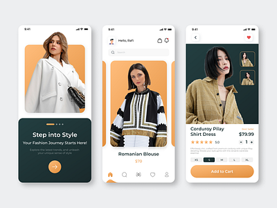 E-Commerce Shop App app branding design mobile app ui ux