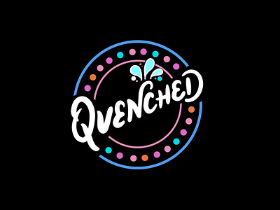 Quenched calligraphy calligraphy logo graphic design hand lettering