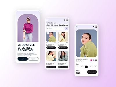 Beautician App Screen Design Ecommerce animation app beauty branding design ecommerce graphic design illustration landing page motion prodcut typography ui ux vector website