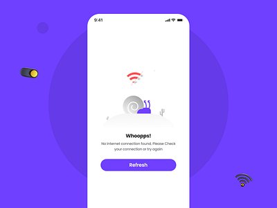 No Internet Connection 🚫 design esignchallenges figma minimalism mobileapp nointernetconnectio ui uidesign userexperience uxui
