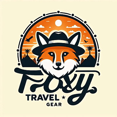 Foxy Travel Gear Logo And UI/Ux brand branding creative logo logodesign ui web website website project