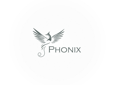 Phonix Logo bird branding logo phonix