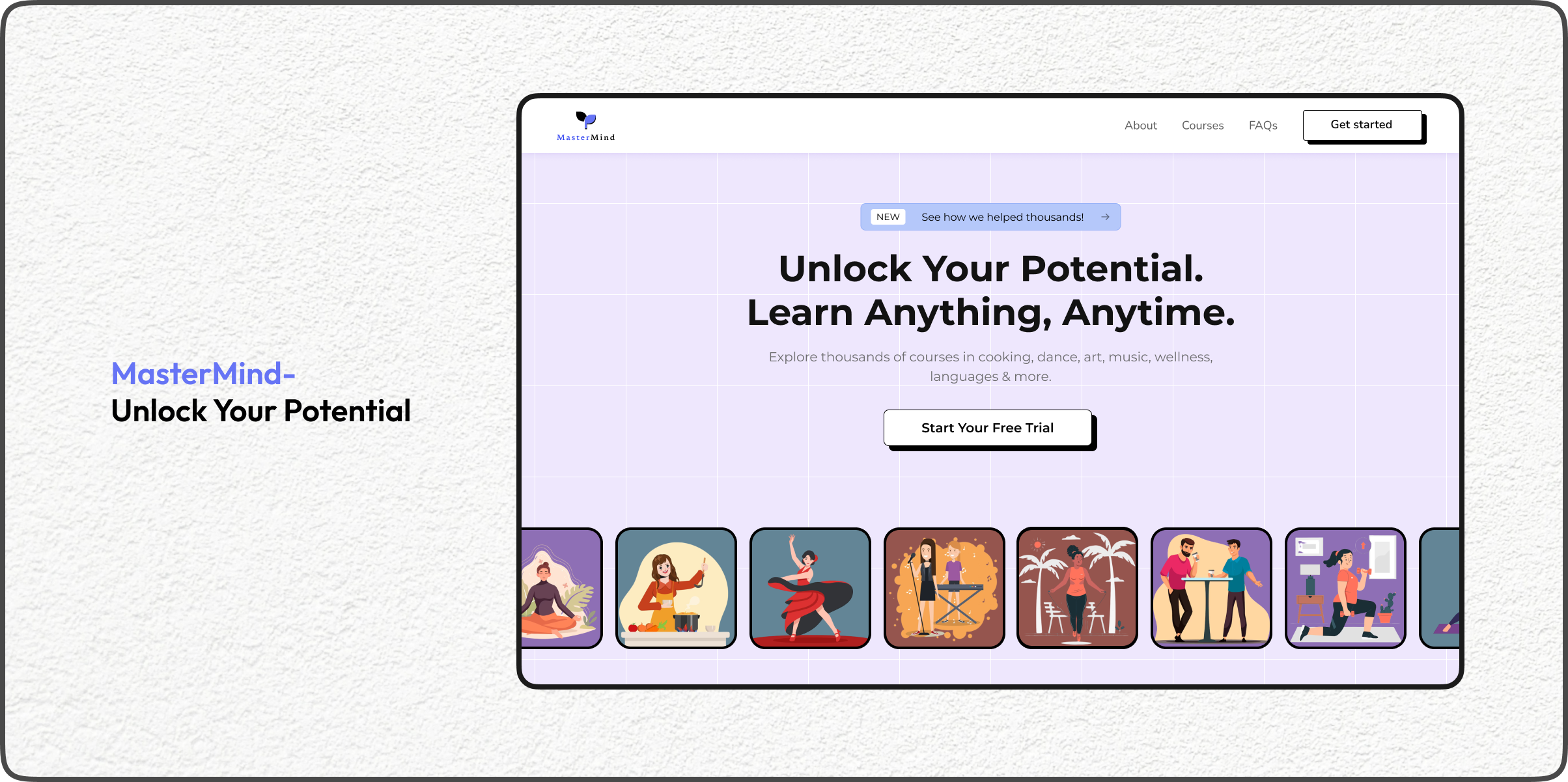 UI Challenge - Day 15 (Ed-Tech Website Landing Page) design edtech landingpage minimalism modernui onlinelearning uiux userexperience uxdesign websiteui