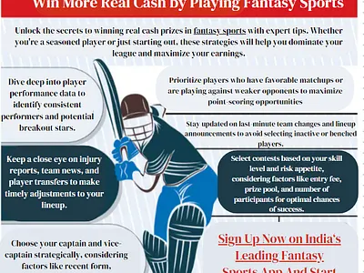 Tips for Winning Big by Playing Fantasy Sports earn fantasy cricket fantasy sports app play win