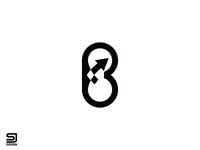 B Logo arrow logo b b arrow logo b letter logo b letters b logo b monogram brand branding design identity lettermark logo logo design logos minimal logo minimalist logo monogram monogram logo