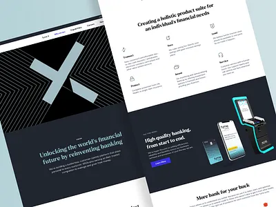 Digital Banking Group Brand Website digital banking finance finance design fintech investment responsive web ui ux web design