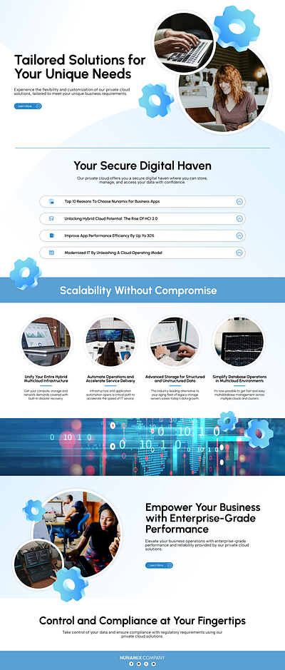 Study Case Landing page B2B & Enterprise Software graphic design ui