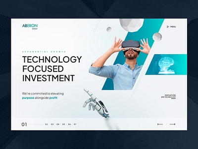 Investment company website design animation business clean figma header hero investment modern motion graphics photoshop ui ui ux ux web design website