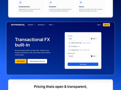 SH:Financial. Transactions for the financial web app (SaaS) accounts automation banking clean dashboard design financial gradient header landing mobile responsive saas tool transactions ui untitled ui ux wallet web marketing