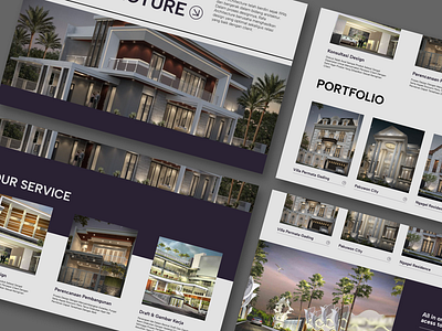 Rafa Architecture Landing Page