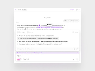 AI Chat Interface in Light Theme ai ai app ai chat app artificial intelligence chat chatgpt clean design input interface light mode message minimal popup product design ui user interface ux web
