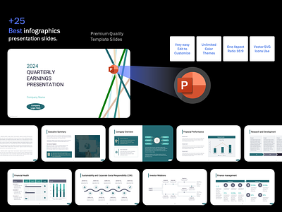 Quarterly Earnings Presentation business presentation corporate ppt corporate presentation design pitch deck pitch deck template powerpoint powerpoint presentation ppt quarterly earning presentation