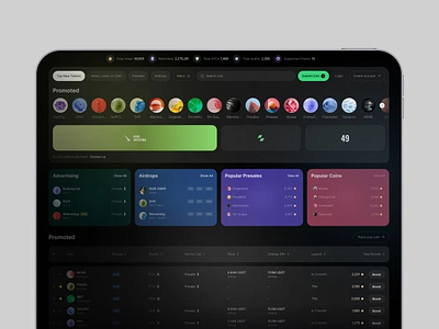 Platform for offering new cryptocurrencies analytics clean crypto coins crypto currency crypto dashboard crypto pairs currency crypto dashboard popup product design user interface wallet wallet crypto web app