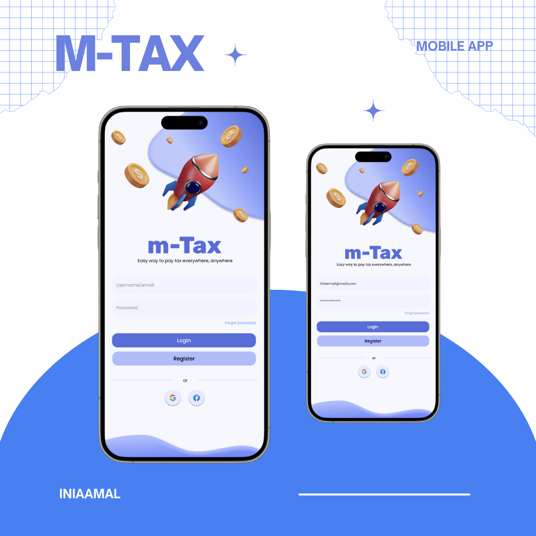 MTax Mobile app UI by Amalia on Dribbble