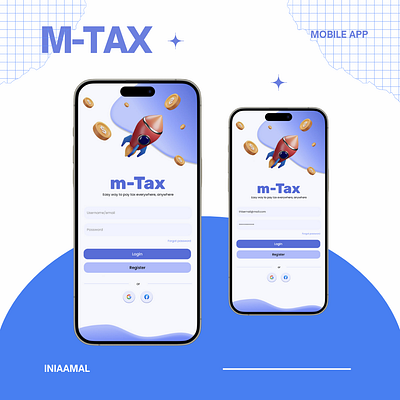 M-Tax Mobile app UI mobile app mobile ui ui