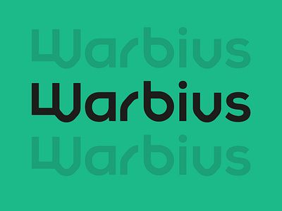 WARBIUS branding calligraphy design font graphic design icon identity illustration logo marks symbol type typo typography ui w word