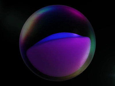 Orb 🔮 3d fantasy glass liquid loop motion orb potion spell splinetool texture