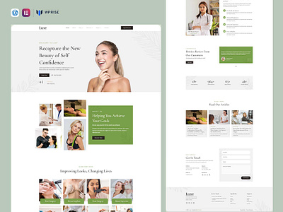 Luxe – Plastic Surgery Clinic Elementor Template plastic surgery plastic surgery template plastic surgery web design plastic surgery website plastic surgery website template plastic surgery website theme