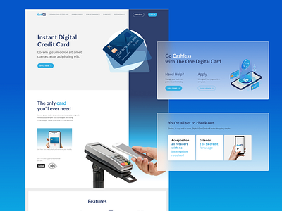 Buy Now Pay Later Landing Page cashless credit card finance finance app finance design fintech homepage landing page payment payment services pos product design ui ux web design web ui