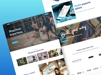 Buy Now Pay Later Landing Page cashless credit card finance finance app finance design fintech homepage payment payment services pos product design ui ux web design web ui