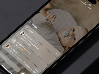 Photo Sharing App - Comments | UI/UX android app design app inspiration branding comment dark mode ios modal photo sharing app ui ui design ui inspiration uiux ux ux design