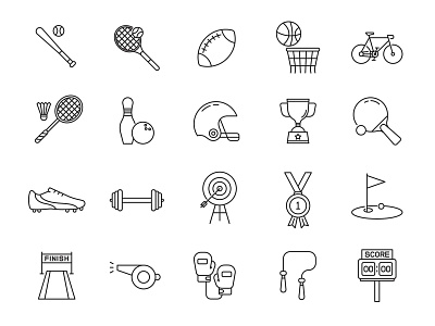 80 Sport Icons icon design icons download sports sports icon vector icon