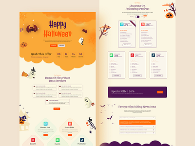 Halloween Day-2 design gost halloween happy halloween happy halloween day ui