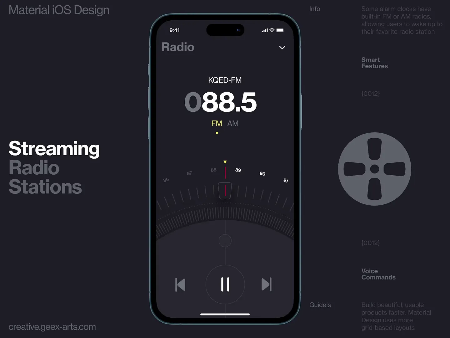 Innovative Radio Website Design for Streaming Stations