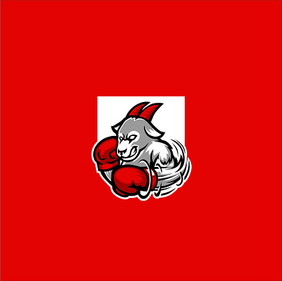 GOAT BOXING boxing boxing club branding design goat goat mascot graphic design illustration logo mascot mascot logo vector