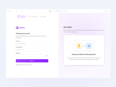 Sign up Page ✨ clean dashboard figma minimal sign up ui ux webapp website