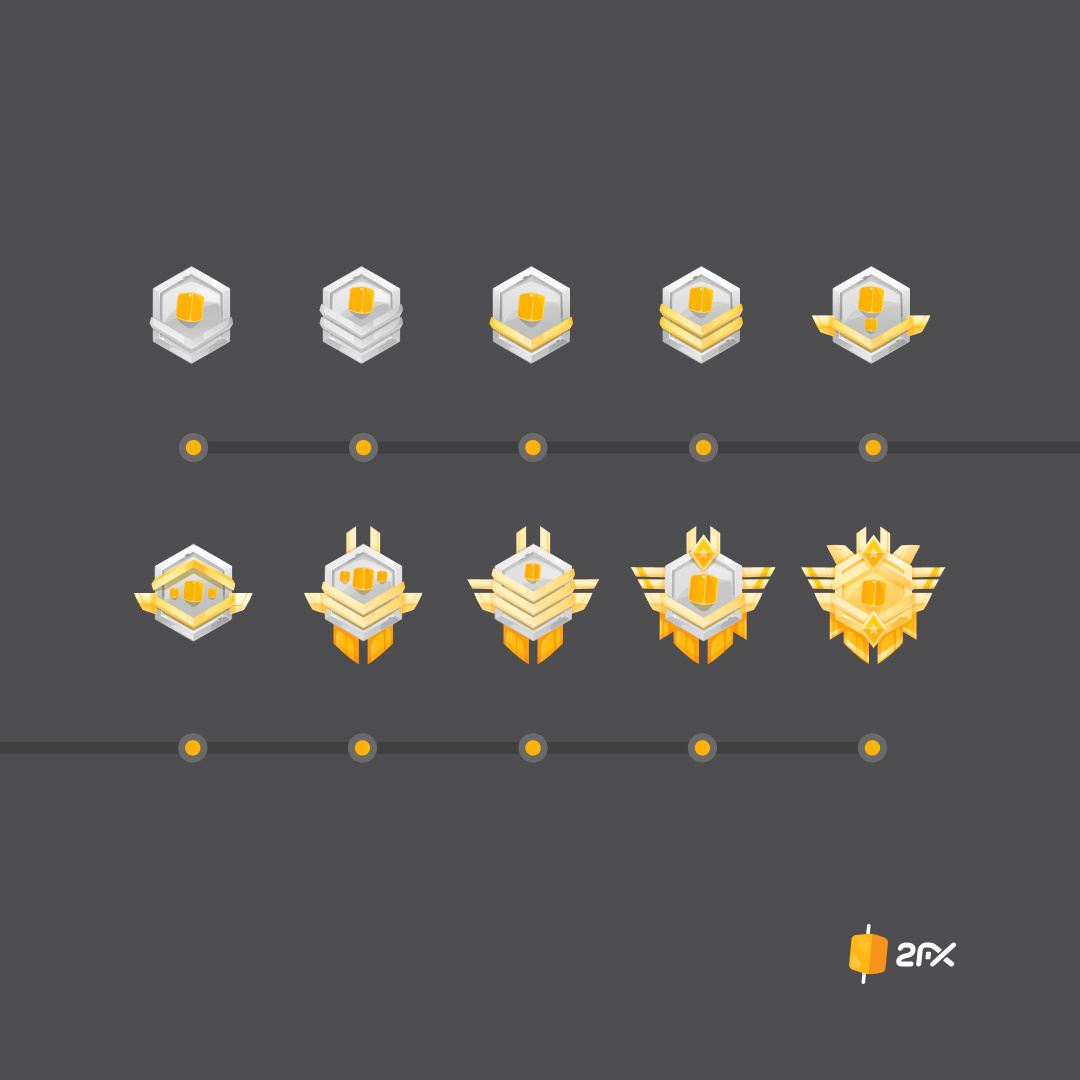 ✌️ 2FX.co Badge Design badge badge design branding illustration