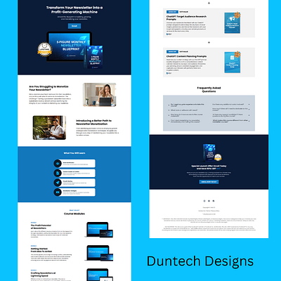 Website Design branding design email marketing email template figma form funnels graphic designs landing page newsletter optin page website wordpress